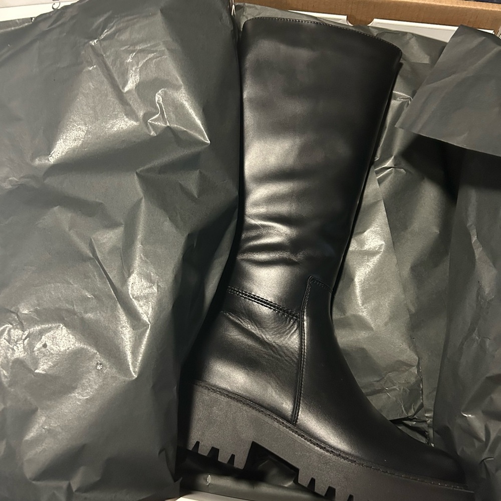 La CANADIENNE Black Nevins leather Winter Boots